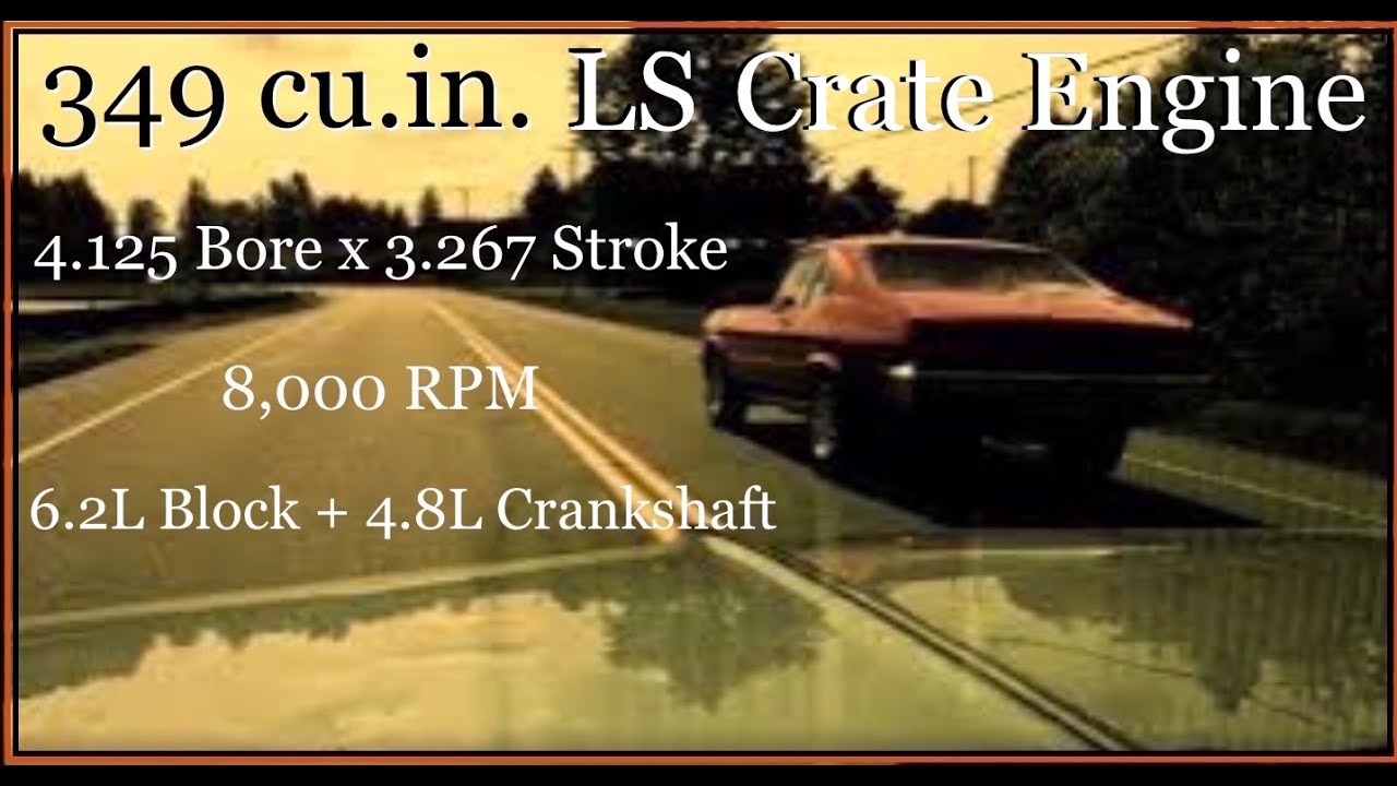 LS 6.2L Block + 4.2L Crankshaft I 4.125 Bore x 3.267 Stroke - YouTube