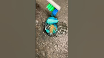 Satisfying Coin Cleaning - Toothpaste Only #cleaning #coincleaning #satisfying #shorts