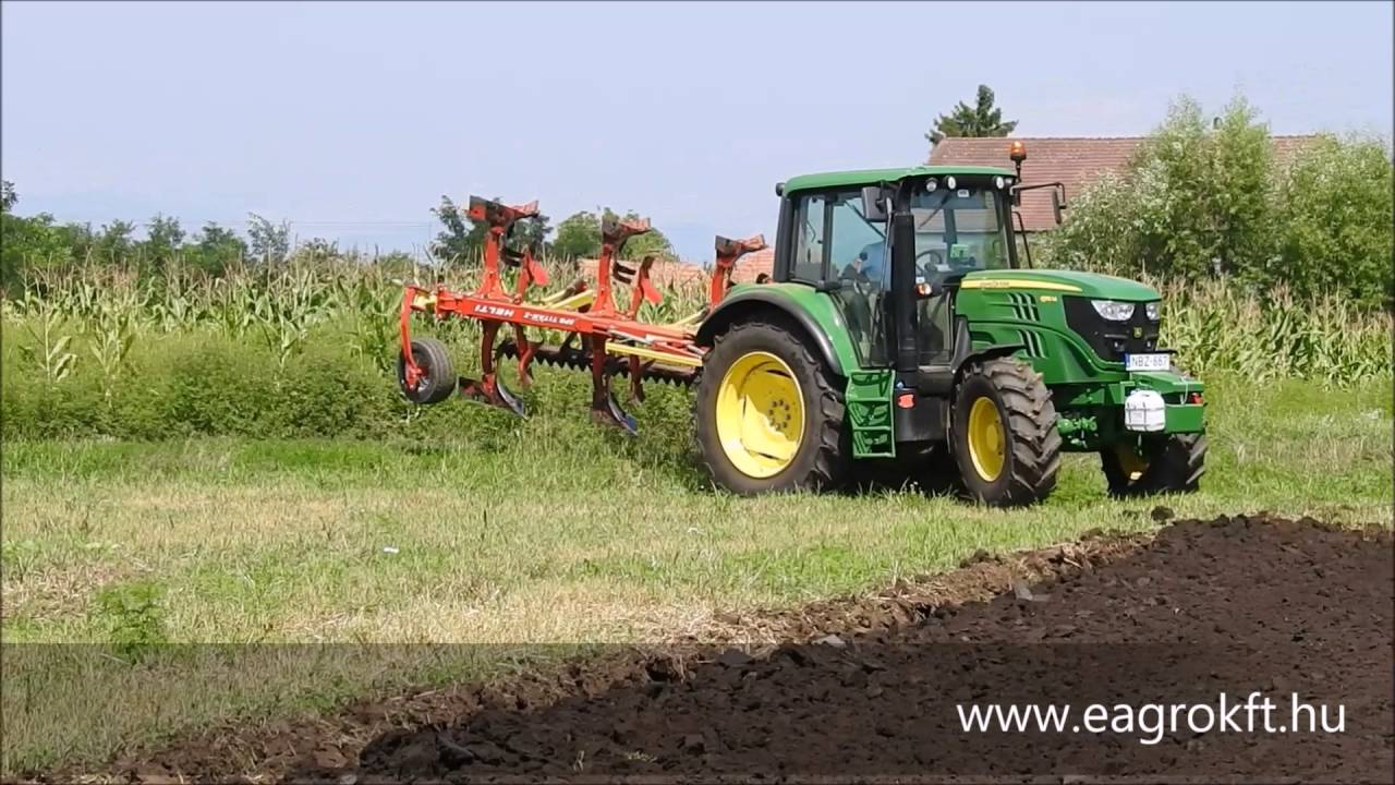 Szántás Helti SPB TITAN Z váltvaforgató eke. EAgro Kft