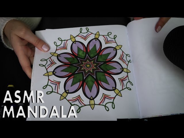 ASMR Mandala Coloring For Relaxation | No Talking | Chloë Jeanne ASMR