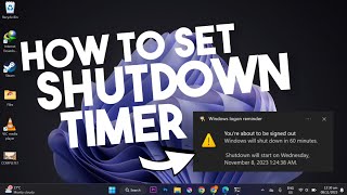 How to Set or Cancel a Shutdown Timer on Windows 11 PC