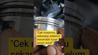 membongkar rahasia mekanik cara pasang ring Piston di motor 4 tak yang benar #shorts