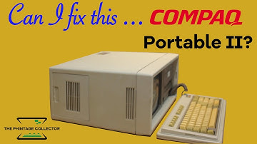 Reviving a COMPAQ Portable II