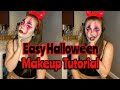 QUICK AND EASY HALLOWEEN MAKEUP LOOK!! | Allarnah Calleigh