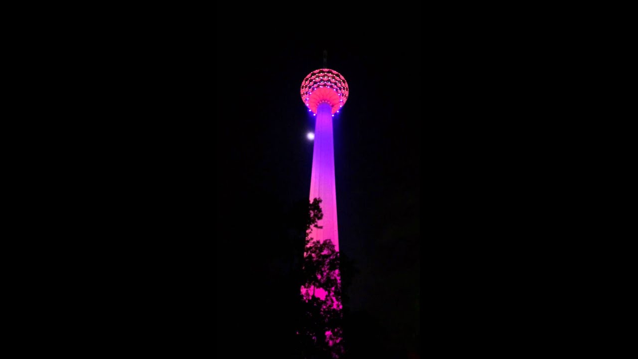 KL Tower lighting show