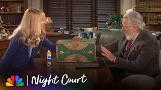 Celebrity Judge Harry Stone's Old Box of Magic Brings Abby and Dan Together | Night Court | NBC Profile