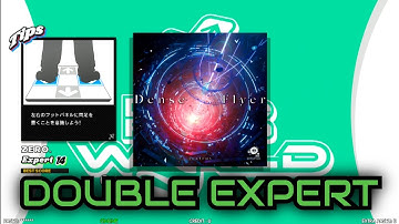 [DDR WORLD]  Dense Flyer  [EDP - Lv.14] ※配置変更前