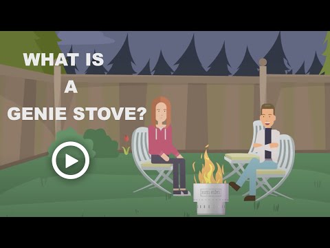 What is a Genie Stove Smokeless Fire Pit