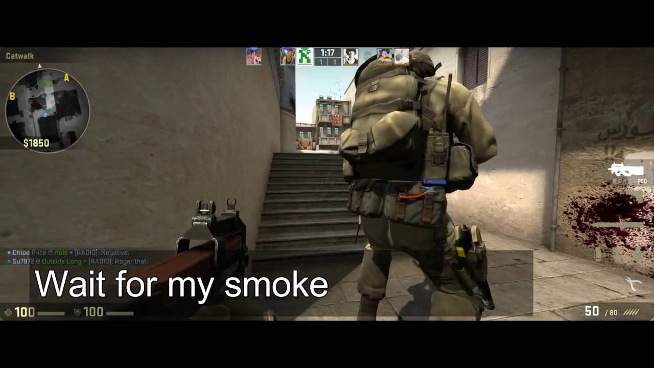 CS:GO Grenade FAIL. FUNNY!!!