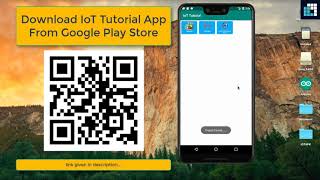 Read Heart Beat Sensor in Android IoT Tutorial App Using FIREBASE screenshot 1