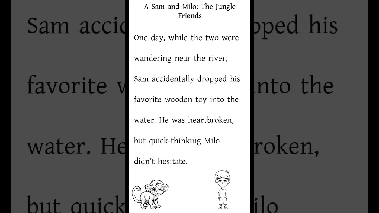 Improve Your English with Engaging Stories || Sam and Milo: The Jungle Friends