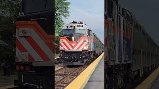 METX 217 arrives at Norwood Park w/ Horn Salute!