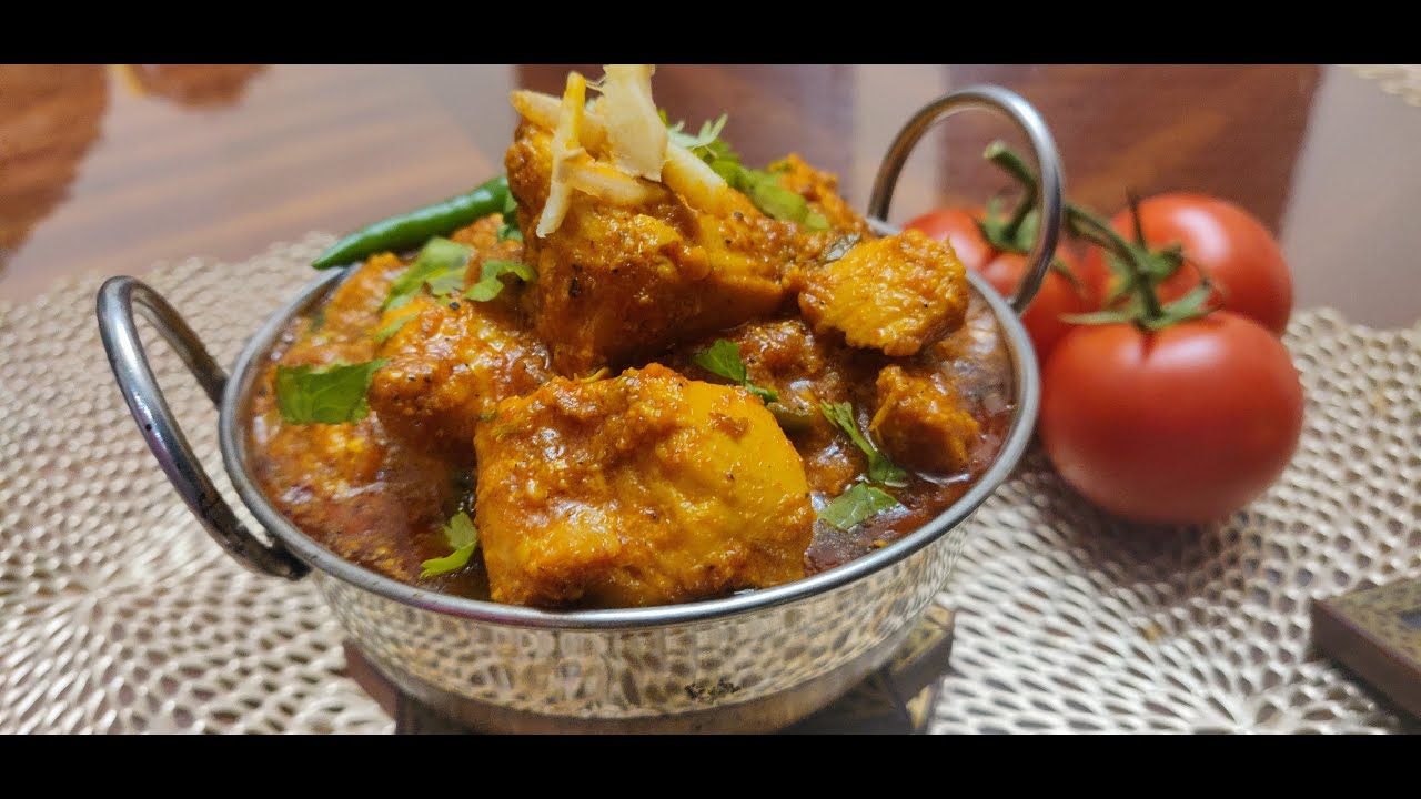 Authentic Dhabha Style Karahi Chicken in Hindi/Urdu with English