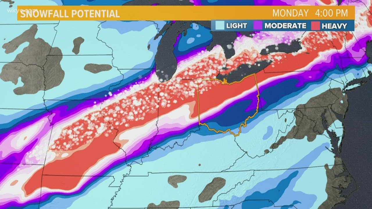 Weather alerts issued for major winter storm: Cleveland weather ...