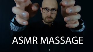 ASMR Massage POV - Neck, Traps, Shoulders, Arms, Head / Scalp. Percussion and Oil Massages.