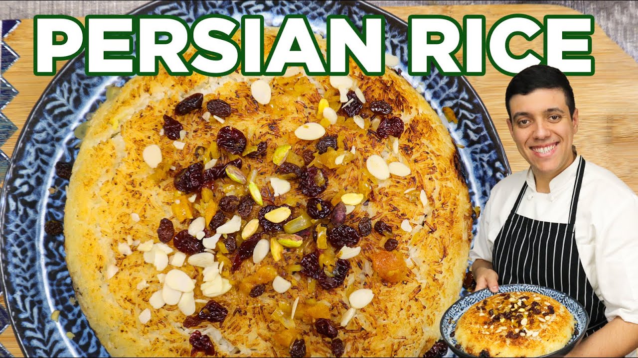 Beautiful Tah Dig ~ Persian Rice - My Lilikoi KitchenMy Lilikoi