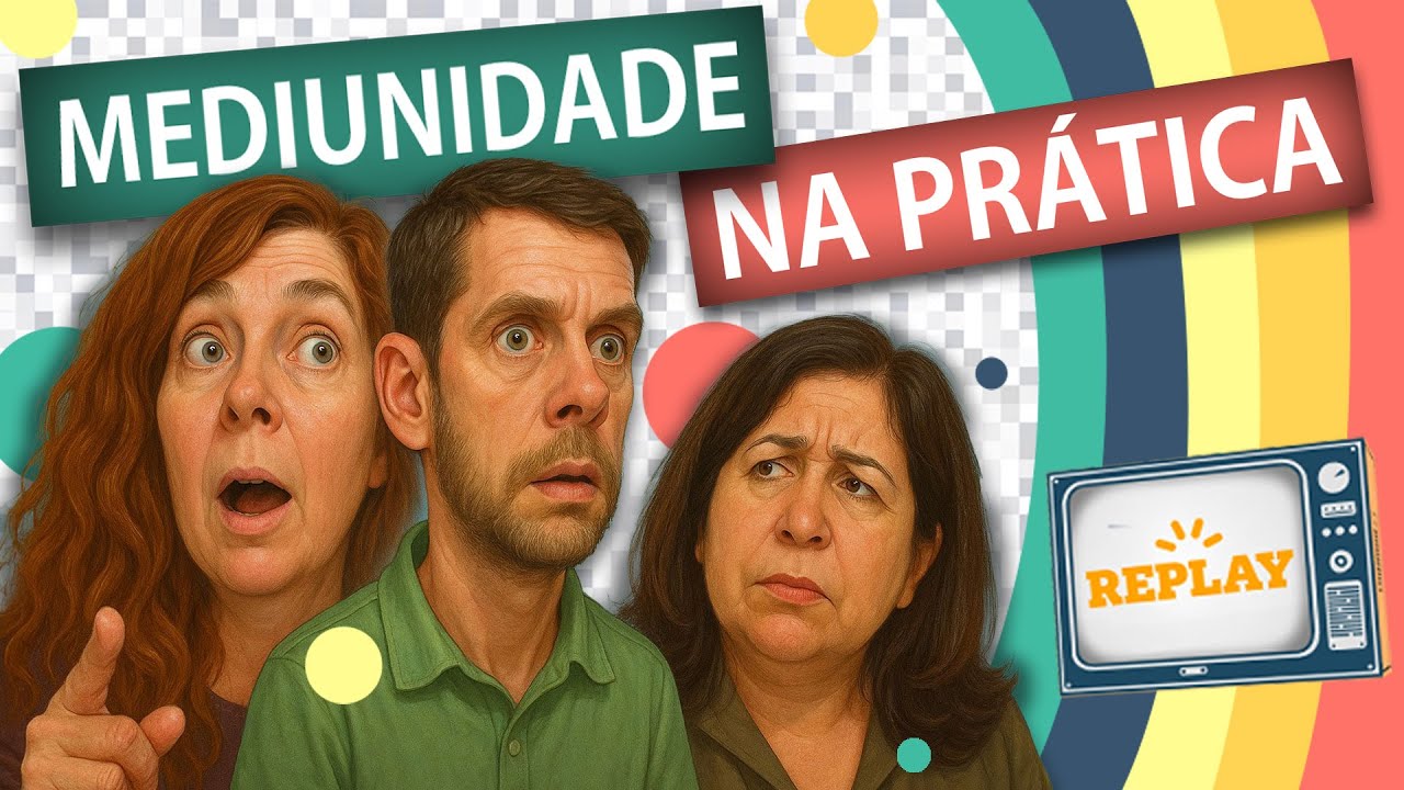 MEDIUNIDADE NA PRÁTICA | Replay Amigos da Luz | Humor e Espiritismo