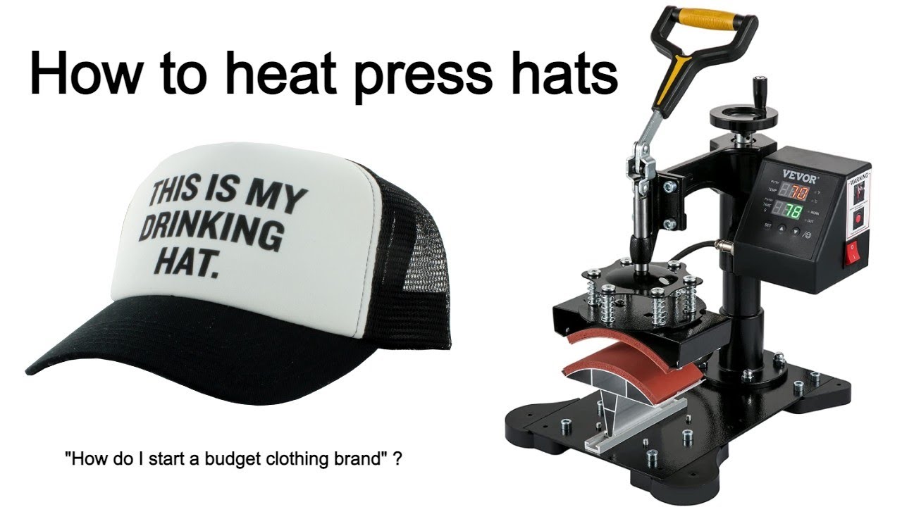 How to customize hats with my Vevor Hat Press 