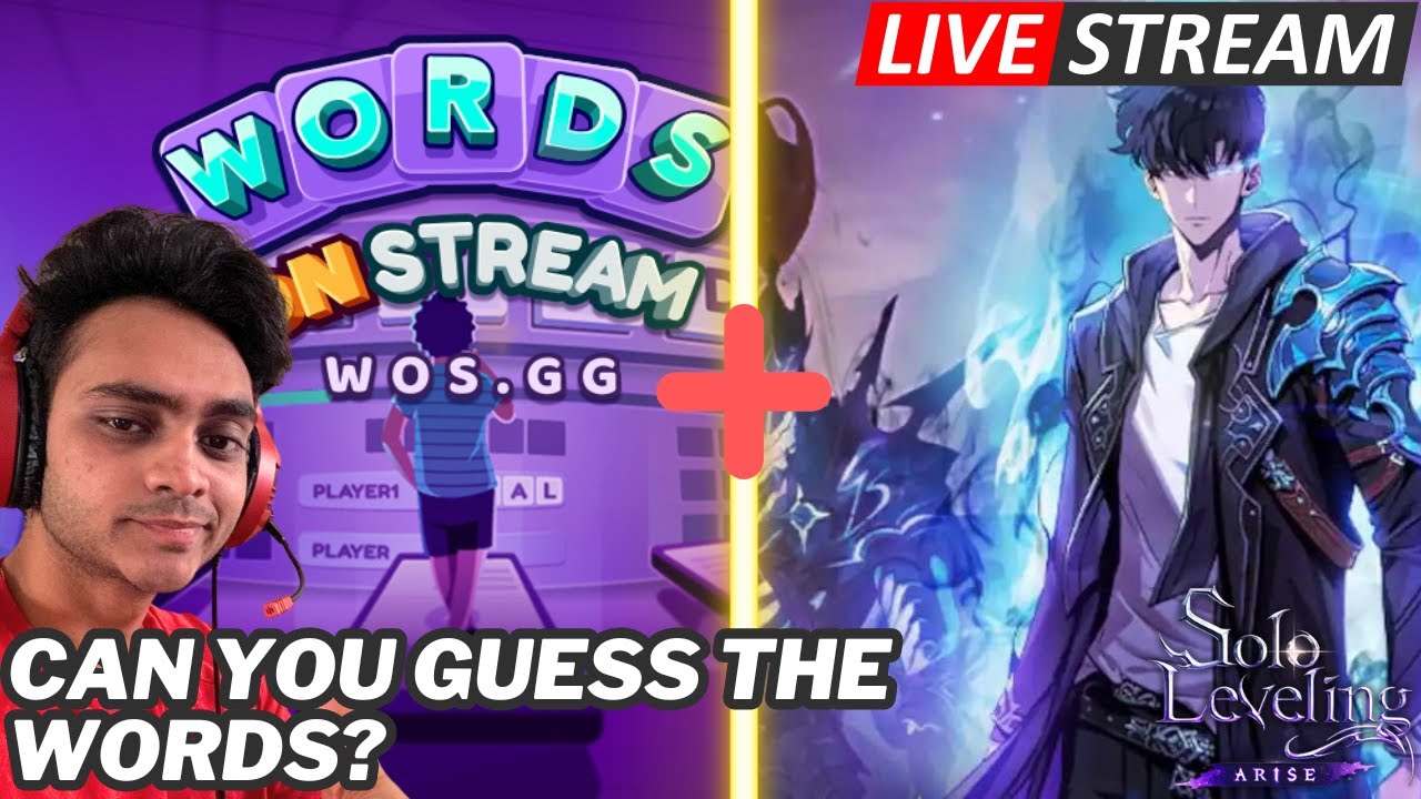 Words On Stream And Solo Leveling Live Gameplay Later HINDI YouTube Words on stream and solo leveling live gameplay later hindi youtube