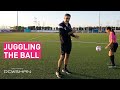 Juggling the ball  football tips  for all levels