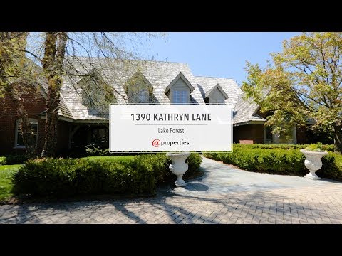1390 Kathryn Lane, Lake Forest, IL home video tour