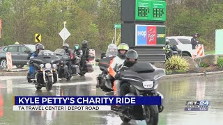 Former NASCAR Kyle Petty’s Charity Ride caravan stops in Erie