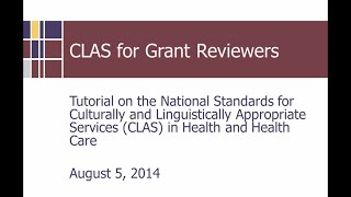CLAS for Grant Reviewers