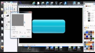 How to make a glossy button in GIMP
