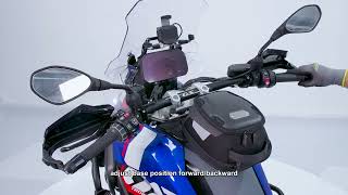 LOBOO Motorcycle Universal Tank Bag Usage Demonstration Model BTB10SBK
