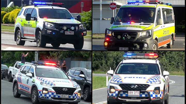Multiple Ambulances and Police Vehicles Responding - Mini-Compilation #3 (Queensland, Australia)