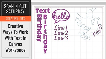Top Tips for Creative Text in Brother Canvas Workspace