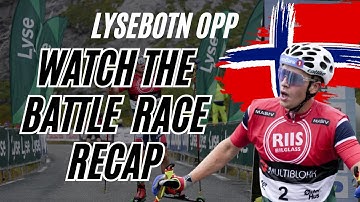 Race Recap: Simen Krüger Conquers Lysebotn Opp – Blink Festival 2025