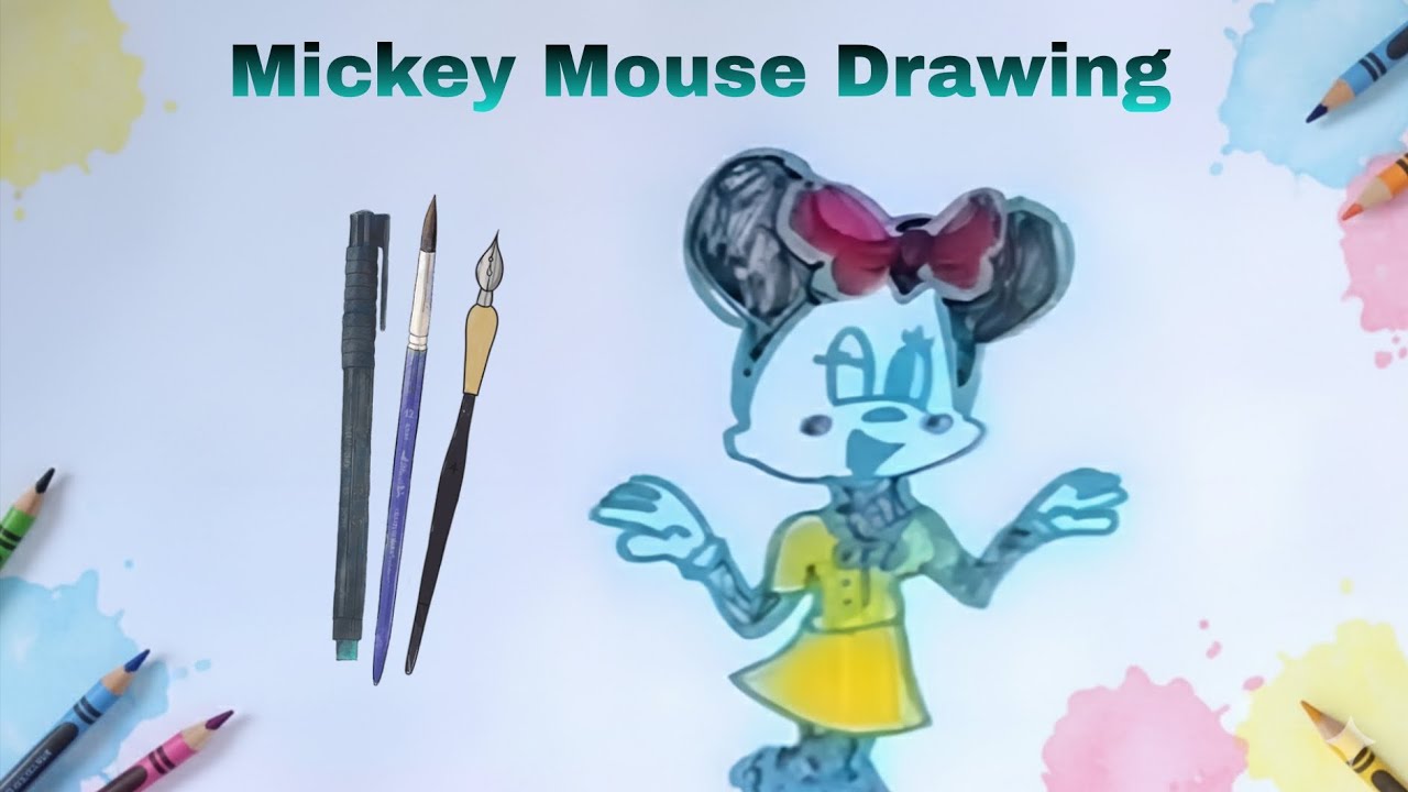 Mickey Mouse Drawing & Coloring 🎨🖌️