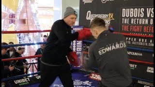 ITS SHOWTIME! - SUNNY EDWARDS LOOKS RAZOR SHARP HITTING THE PADS AHEAD OF BRAITHWAITE CLASH