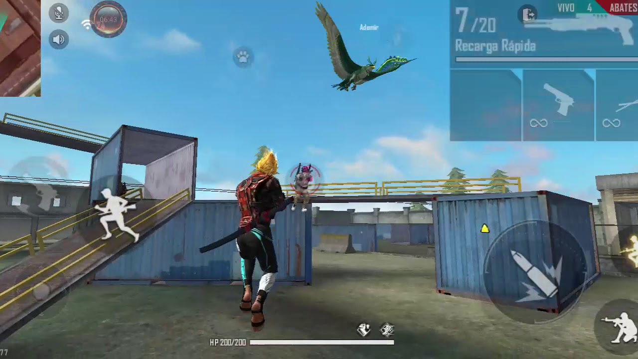Free fire. X1 contra meu primo - YouTube