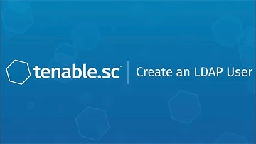 Create an LDAP User in Tenable.sc