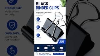 📚 Keep Papers Organized with Binder Clips | 📄 Never Lose Papers Again! Binder Clip Demo