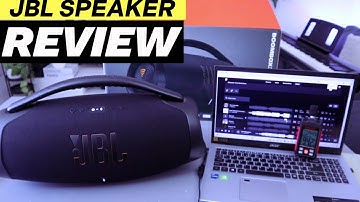 JBL BOOMBOX 3 WIFI Speaker Overview and Setup With LAPTOP Bluetooth With Audio Demonstration