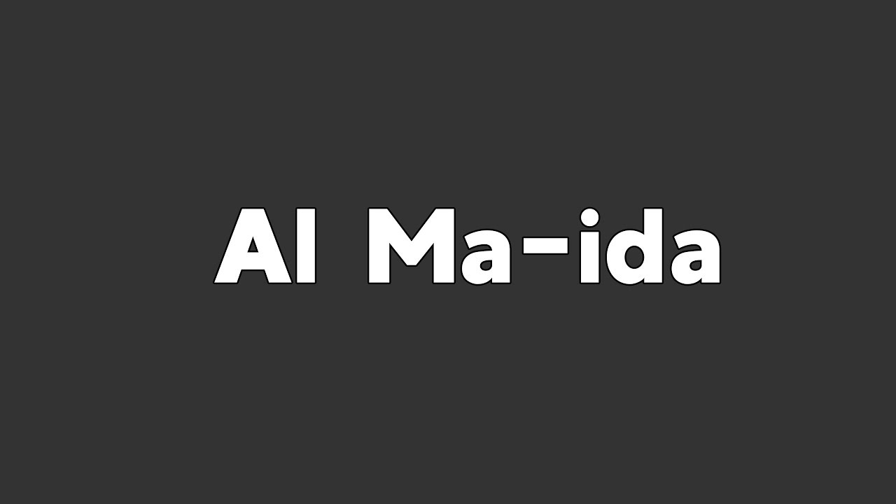 sourate-5-al-ma-ida-la-table-servie-youtube