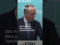 Friedrich Merz Fordert Auf CDU Parteitag Mehr Leistungsbereitschaft