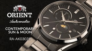 ORIENT Contemporary Sun & Moon Automatic Watch (RA-AK0302B) - Unboxing and Review