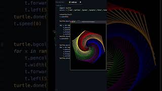 Optical illusion using Python! #programming #tech #coding #python