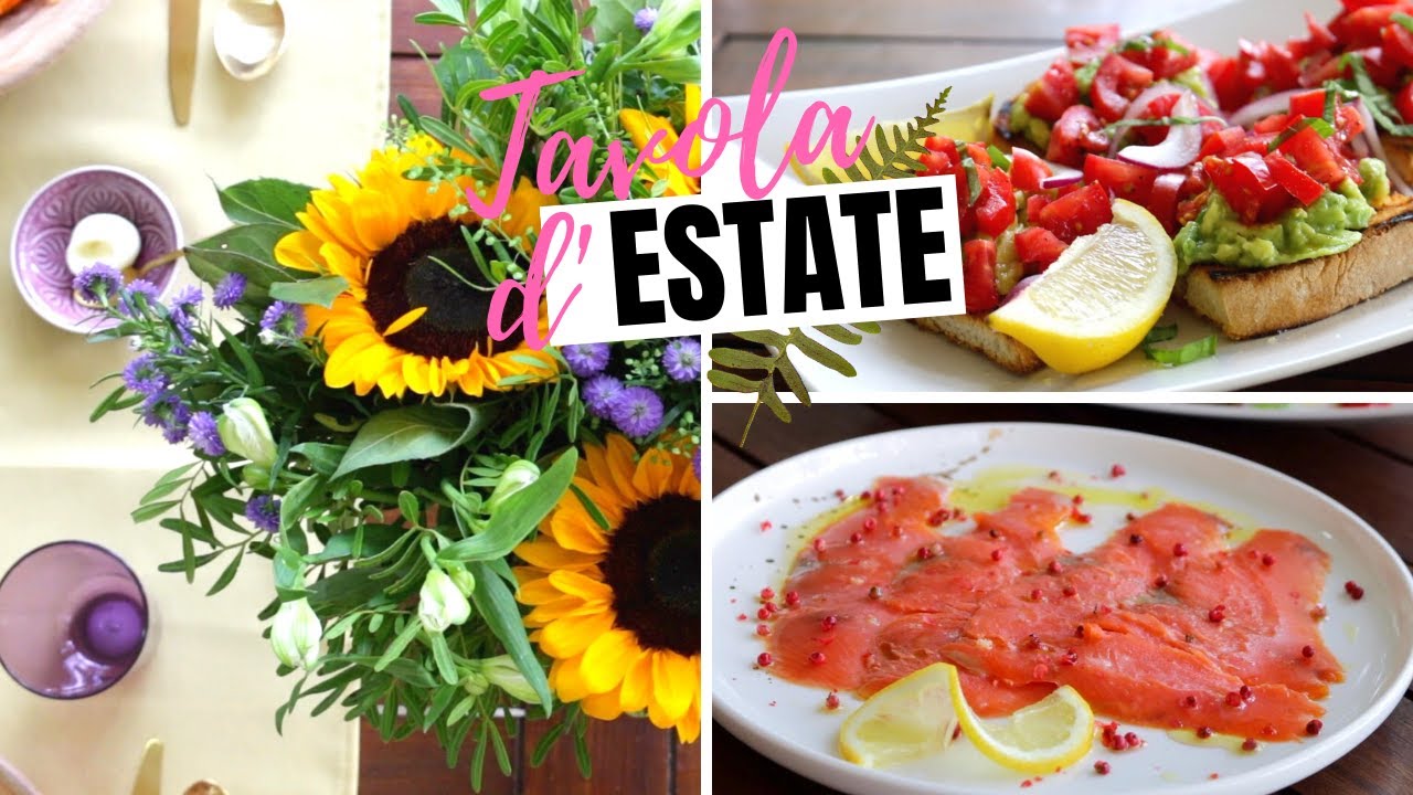 MAKEOVER DEL GIARDINO E TAVOLA ESTIVA + 3 IDEE HEALTHY