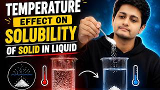 L- 6 | Temperature Effect on Solubility of Solid in Liquid 🔥 | Le Chatelier Principle 🔥| Solution 12
