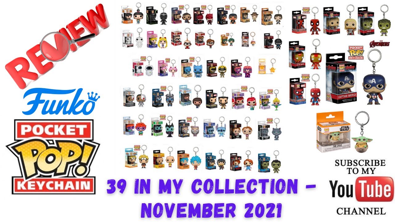 Funko Pocket Pop Keychain Review - 39 in my Collection - November 2021