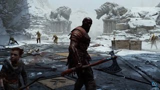 God of War Kratos  vs Mountain Monkey Ps4 screenshot 2