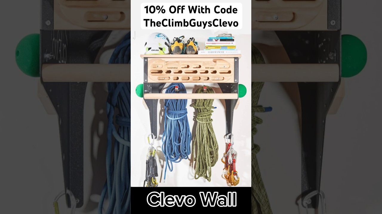 Clevo Wall WorkOut! 10% Off With Code TheClimbGuysClevo! Link in the comments! 