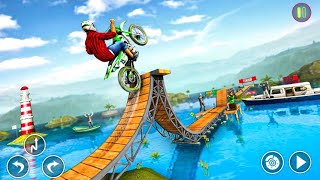 Bike Stunt Race 3D Bike Racing Games. Racing v/s Stunts screenshot 3