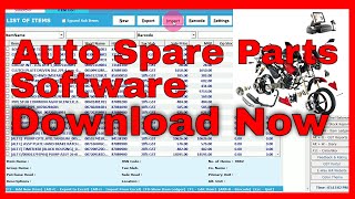 Auto Spare Parts Stock Management Software | Ready to Use | Easy to Operate Live screenshot 2