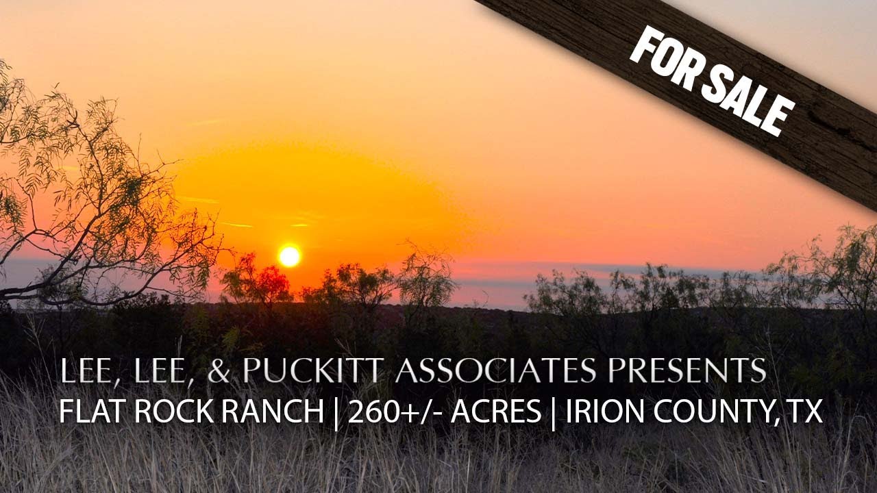 SOLD Flat Rock Ranch 260+/ Acres Irion County, TX FOR SALE